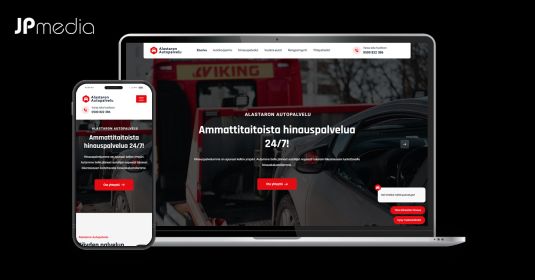 Alastaron Autopalvelu työnäytteen esikatselukuva